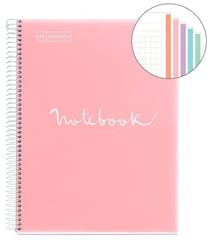 NB5 A4 120 QUAD. 90G PP EMOTIONS ROSE MR