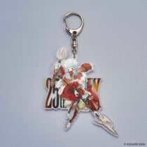 Final Fantasy IX - Porte-clés en acrylique 25th Anniversary Kweena & Freyja - Square-Enix