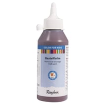 Peinture de bricolage pour enfants, brun terre, flacon 250ml