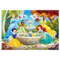 Puzzle disney princess : promenade au parc du chateau 60 pieces - supercolor - clementoni - 26064