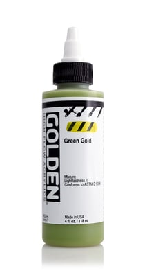 Encre Acrylic High Flow Golden VII 119ml Vert doré