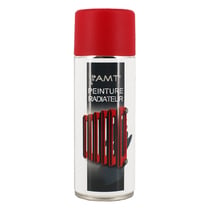 Spray de peinture - Rouge mat - Pour radiateur - Décoration - 330ml - AMT