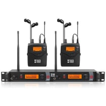 Microphone Sans Fil Pour Scène Avec Système De Moniteur In-Ear Haute Qualité YONIS