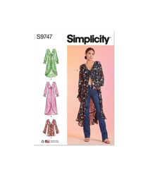 Patron Simplicity 9747 - Vestes taille n°FR 36-44