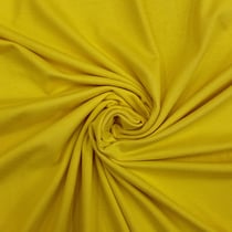 Tissu Jersey Viscose uni Jaune Au mètre