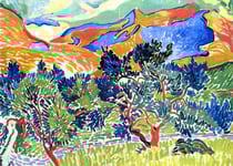 Puzzle 500 pièces - André Derain - Les Montagnes de Collioure - Grafika