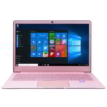 Pc Portable windows 11 Ordinateur Portable CPU Intel 14 Pouces 8Go+256Go Rose YONIS