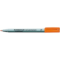 Feutre - Effaçable - Orange - Pointe fine 0,6mm - Staedtler - Lumocolor 316F
