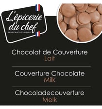 Palets de chocolat lait 200g