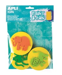 Tampons Les Animaux en mousse EVA 3 pièces