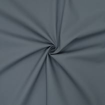 Tissu popeline de coton Gris anthracite - designers-factory (1m x 1m46)