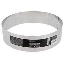 Cercle à vacherin inox H 6 cm Ø 24 cm