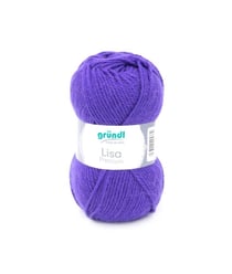 Fil à tricoter LISA PREMIUM UNI - Grundl 21 Violet