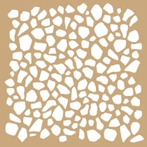 2 pochoirs kraft branches 20x20cm - Artemio