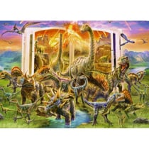 Puzzle xxl l'encyclopedie des dinosaures 300 pieces - collection dino et monde prehistorique - ravensburger - 129058