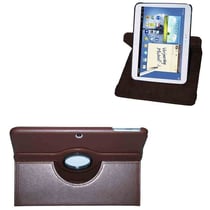 Housse Étui Samsung Galaxy Tab 3 10 P5200 Protection Integral Support 360 Marron YONIS