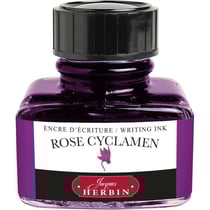 Flacon d'encre pour stylo plume - Rose cyclamen - Herbin - 30ml