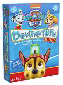 Devine tete pat patrouille junior - paw patrol - spin master - 20148625 - jeu de societe enfant