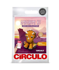 Kit Amigurumi Bébé Tricératops - Circulo Orange