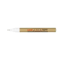 Lot de 12 Marqueurs Pointe calibrée extra-fine PAINT Marker PX203 0,5 - 0,7mm Or UNI-BALL