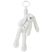 Lapin Richie blanc crème 27 cm à suspendre - Happy Horse