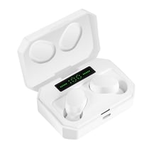 Ecouteurs Bluetooth Sans Fil Avec Charge Rapide Et Son HIFI Haute Qualité Blanc YONIS