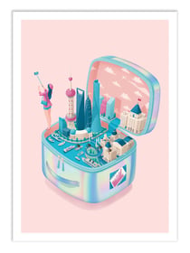 Affiche - Shanghai - Andrea de Santis