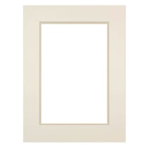 Passe-partout double beige 40x50 cm ouverture 30x40 cm