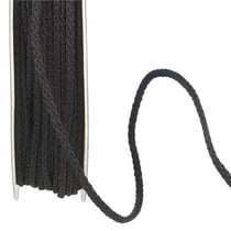 Bobine 30m cordelière polyester 2mm noir