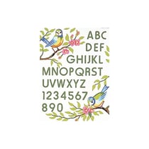 Kit canevas Oiseaux ABC 25x30cm