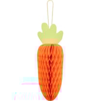 1 Décoration Carotte en Nid d'Abeille