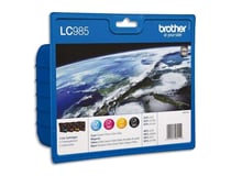 Cartouches d'encre Brother LC985 - Pack de 4 - Noir/cyan/magenta/jaune