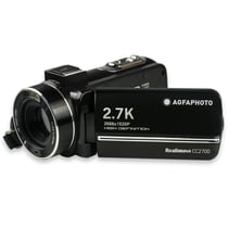 AGFA PHOTO Realimove CC2700 – Caméscope Numérique, 2.7K, 24MP, Écran Tactile 3'', Zoom 18X, Télécommande, Batterie Lithium - Noir