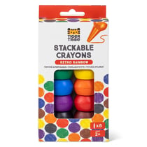 Crayons empilables arc-en-ciel - Tiger Tribe