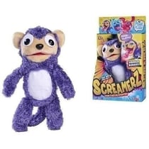 Screamerz - Peluche intéractive amusante - Singe - 28 cm - Bruits en la secouant ou appuyant sur le bouton