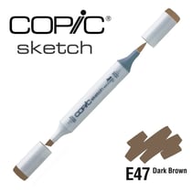 Copic - Marqueur à l'alcool Copic Sketch E47 Dark Bark