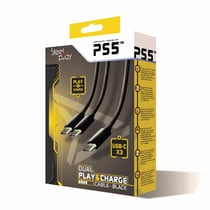 Steelplay - Câble dual play and charge pour Manettes PS5