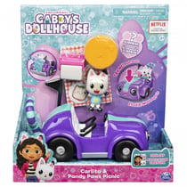 Vehicule chabriolette + figurine gabby et la maison magique - SpinMaster - Orange