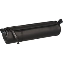 Trousse scolaire - Ronde - Noir - Imitation cuir - 20 x 4,5 cm - Brunnen