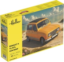 Maquette voiture - HELLER - Renault 4 TL/GTL Sun Roof 1/24
