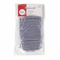 Fil chenille polyester 3 m gris foncé