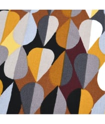 Tissu coton enduit Disco de 160 cm de largeur Jaune vendu par 50 cm