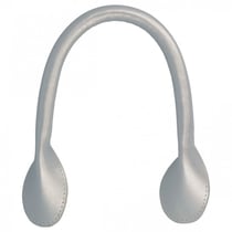 Lot de 2 anses de sac modernes 38 cm argent