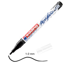 Marqueur Acrylic Edding 5300 - Pointe Fine - Noir