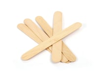 Bâtonnets plats en bois 113 mm 300 pièces