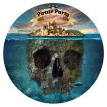 Disque gâteau Pirate l'Ile Fantôme (19 cm)