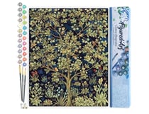 Peinture par Numéro Figured'Art - Arbre de Vie - Kit de Loisir Créatif DIY Numéro d'Art Complet - 40x50cm sans châssis en bois