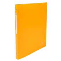 Classeur 4 anneaux 15mm polypropylène OPAK - A4 - Jaune - x 20 - Exacompta