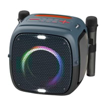 Enceinte Bluetooth RGB Etanche Avec Basses Puissantes Et Fonction Powerbank Bleu YONIS