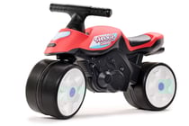 Draisienne Moto Street Champion à roues silencieuses - Rouge - Dès 12 mois - 100% Fabriqué en France - Contient 40% de Plastique recyclé - FALK